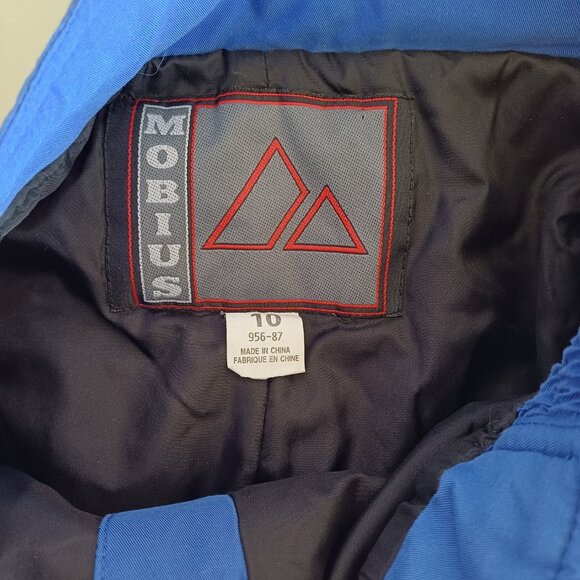 Vintage MOBIUS RANDONNEE Warm & Soft Women’s Blue Ski Snowboard Pants Size 10 - Picture 12 of 12